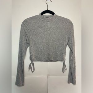 Adika mock turtle neck crop top